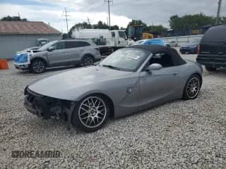 2007 BMW Z4 3.0i with VIN 4USBU33577LW59993, listed as a Copart auction lot 68532065 with 198,631 mi miles and Salvage title. Bid and sale history available at DreamBid. Image 1.
