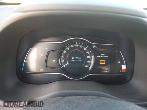2020 Hyundai Kona SEL с VIN KM8K23AG5LU070103, выставлен на аукционе Copart как лот 71068775 с пробегом 51 678 миль миль и Списание • Salvage title. История ставок и продаж доступна на DreamBid. Изображение 9.
