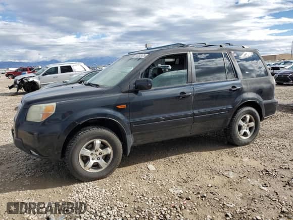 2006 Honda Pilot EX-L с VIN 2HKYF18686H524010, выставлен на аукционе Copart как лот 90282475 с пробегом 195 346 миль миль и Чистый • Clean title. История ставок и продаж доступна на DreamBid. Изображение 1.