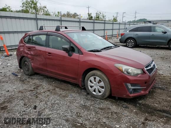 2015 Subaru Impreza 2.0i with VIN JF1GPAA65FG222445, listed as a Copart auction lot 59757235 with 146,992 mi miles and Salvage title. Bid and sale history available at DreamBid. Image 4.