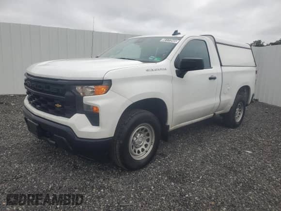 2023 Chevrolet Silverado 1500 Work Truck with VIN 3GCNAAEK3PG334824, listed as a Copart auction lot 86177345 with 103,991 mi miles and Clean title. Bid and sale history available at DreamBid. Image 1.
