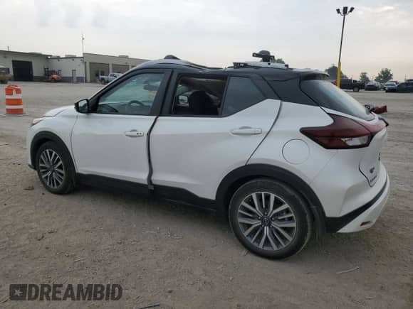2024 Nissan Kicks SV with VIN 3N1CP5CV6RL546480, listed as a Copart auction lot 60366325 with 13,664 mi miles and Salvage title. Bid and sale history available at DreamBid. Image 2.