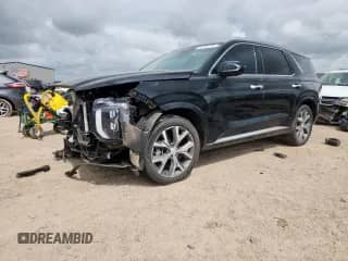 2022 Hyundai Palisade Limited with VIN KM8R5DHEXNU390732, listed as a Copart auction lot 62745715 with 29,213 mi miles and Salvage title. Bid and sale history available at DreamBid. Image 1.