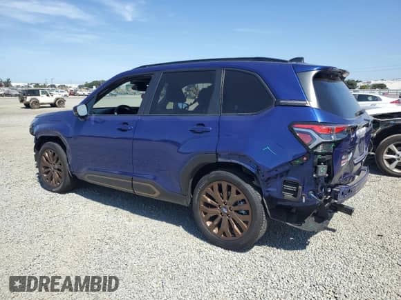 2025 Subaru Forester Special Sports z VIN JF2SLDHC4SH456871, wystawiony jako Copart lot #69615785 z przebiegiem 10 855 mil mil oraz Szkoda całkowita • Salvage title. Historia ofert i sprzedaży dostępna na DreamBid. Obrazek 2.