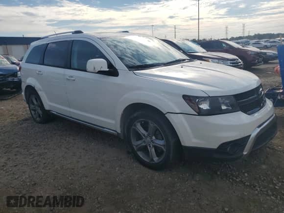 2017 Dodge Journey Crossroad with VIN 3C4PDCGB5HT612740, listed as a Copart auction lot 80374785 with 132,455 mi miles and Clean title. Bid and sale history available at DreamBid. Image 4.