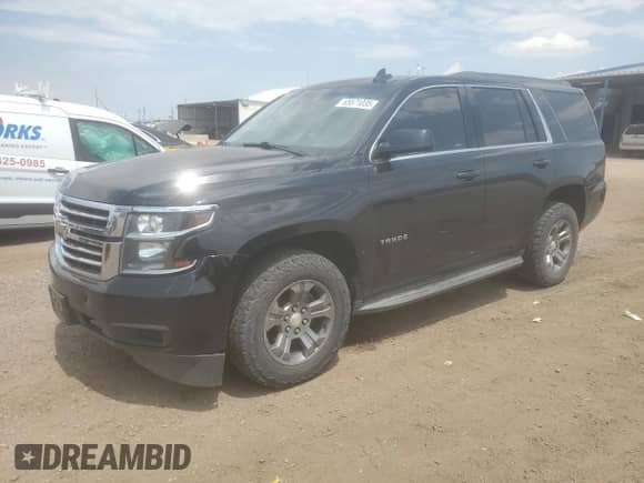 2018 Chevrolet Tahoe LS with VIN 1GNSKAEC7JR296103, listed as a Copart auction lot 65571035 with 183,742 mi miles and Clean title. Bid and sale history available at DreamBid. Image 1.
