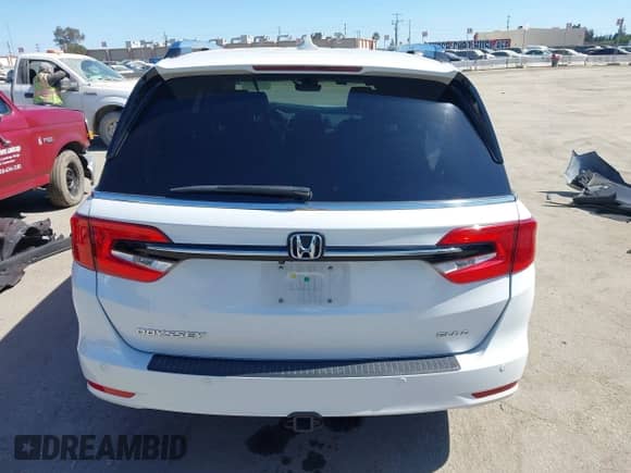 2021 Honda Odyssey Elite with VIN 5FNRL6H96MB016912, listed as a IAAI auction lot 42714357 with Not provided miles and . Bid and sale history available at DreamBid. Image 17.