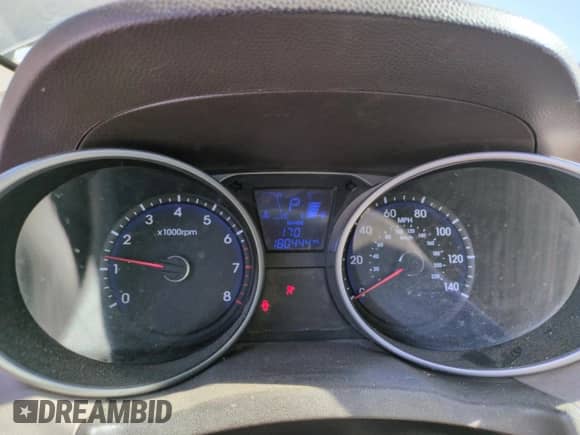 2011 Hyundai Tucson Limited with VIN KM8JUCAC1BU309681, listed as a Copart auction lot 54552335 with 180,444 mi miles and Salvage title. Bid and sale history available at DreamBid. Image 9.