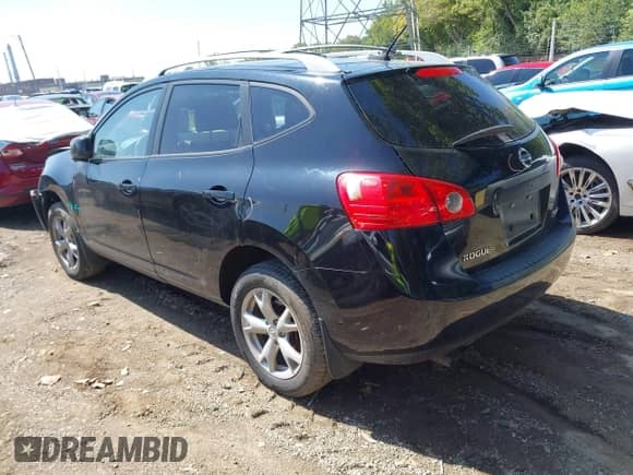 2008 Nissan Rogue SL with VIN JN8AS58V08W110636, listed as a IAAI auction lot 43129394 with 170,442 mi miles and . Bid and sale history available at DreamBid. Image 3.