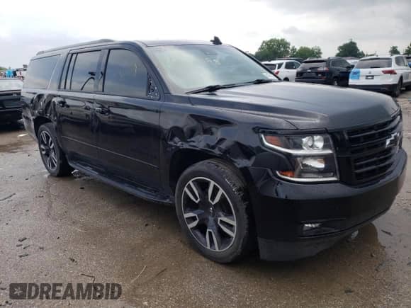 2018 Chevrolet Suburban Premier с VIN 1GNSKJKC8JR385523, выставлен на аукционе Copart как лот 64701655 с пробегом 113 827 миль миль и Списание • Salvage title. История ставок и продаж доступна на DreamBid. Изображение 4.