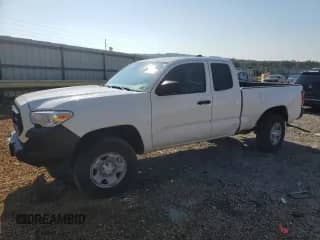 2023 Toyota Tacoma SR with VIN 3TYRX5GN0PT077478, listed as a Copart auction lot 71023255 with 14,821 mi miles and Salvage title. Bid and sale history available at DreamBid. Image 1.