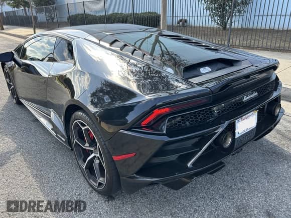 2021 Lamborghini Huracan with VIN ZHWUF5ZFXMLA16208, listed as a IAAI auction lot 41461215 with 13,163 mi miles and . Bid and sale history available at DreamBid. Image 3.