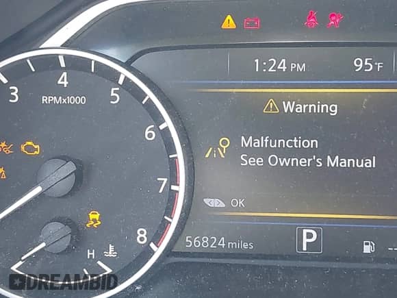 2020 Nissan Murano SL z VIN 5N1AZ2CJ5LN153390, wystawiony jako IAAI lot #42274848 z przebiegiem 56 824 mil mil oraz . Historia ofert i sprzedaży dostępna na DreamBid. Obrazek 15.