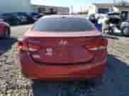 2013 Hyundai Elantra GLS with VIN KMHDH4AE6DU575855, listed as a Copart auction lot 87485725 with 193,098 mi miles and Salvage title. Bid and sale history available at DreamBid. Image 6.