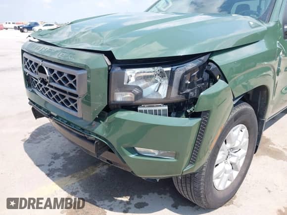 2023 Nissan Frontier SV with VIN 1N6ED1FJ8PN674746, listed as a IAAI auction lot 43228563 with 28,307 mi miles and . Bid and sale history available at DreamBid. Image 6.