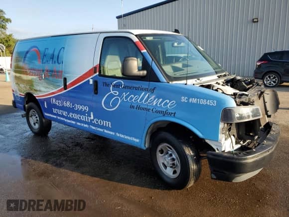 2022 Chevrolet Express Cargo с VIN 1GCWGAF71N1173799, выставлен на аукционе Copart как лот 72360234 с пробегом 37 558 миль миль и Списание • Salvage title. История ставок и продаж доступна на DreamBid. Изображение 4.