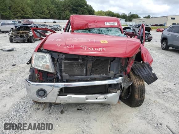 2011 Nissan Frontier SV with VIN 1N6AD0ER4BC424988, listed as a Copart auction lot 81901195 with Not provided miles and Non repairable. Bid and sale history available at DreamBid. Image 5.
