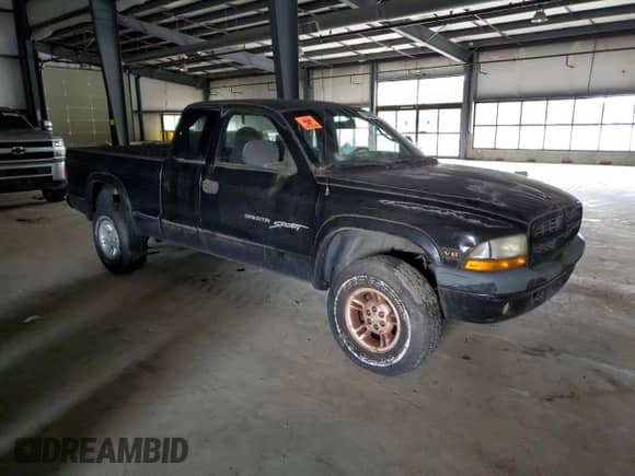 2000 Dodge Dakota Sport with VIN 1B7GG22N2YS584514, listed as a Copart auction lot 72266324 with Not provided miles and Salvage title. Bid and sale history available at DreamBid. Image 4.