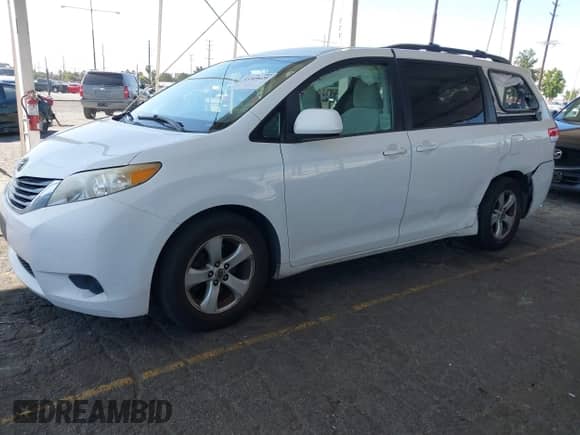 2012 Toyota Sienna LE AAS with VIN 5TDKK3DC9CS274467, listed as a IAAI auction lot 43309620 with 258,543 mi miles and . Bid and sale history available at DreamBid. Image 16.