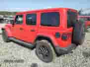 2021 Jeep Wrangler Unlimited Sahara with VIN 1C4HJXEGXMW631033, listed as a Copart auction lot 75080754 with 52,857 mi miles and Salvage title. Bid and sale history available at DreamBid. Image 2.