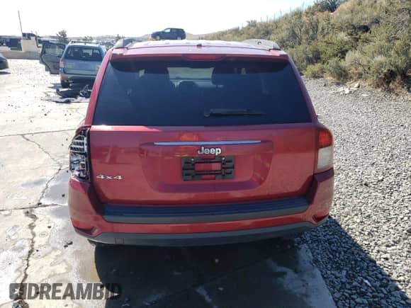 2014 Jeep Compass Sport with VIN 1C4NJDBB8ED567758, listed as a Copart auction lot 67984065 with 123,788 mi miles and Salvage title. Bid and sale history available at DreamBid. Image 6.