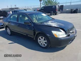 2003 Honda Accord EX with VIN 1HGCM66553A086512, listed as a IAAI auction lot 43089072 with 234,448 mi miles and . Bid and sale history available at DreamBid. Image 1.