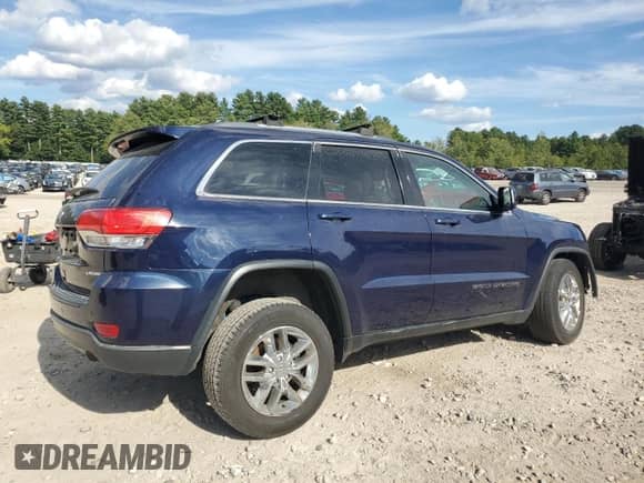 2017 Jeep Grand Cherokee Laredo with VIN 1C4RJFAGXHC707295, listed as a Copart auction lot 70705505 with 88,760 mi miles and Salvage title. Bid and sale history available at DreamBid. Image 3.
