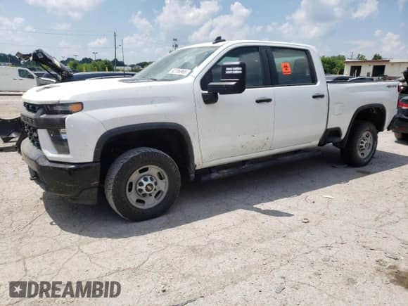 2020 Chevrolet Silverado 2500HD Work Truck z VIN 1GC1YLE73LF296640, wystawiony jako Copart lot #62706965 z przebiegiem Nie podano mil oraz Nie do naprawy • Non repairable. Historia ofert i sprzedaży dostępna na DreamBid. Obrazek 1.