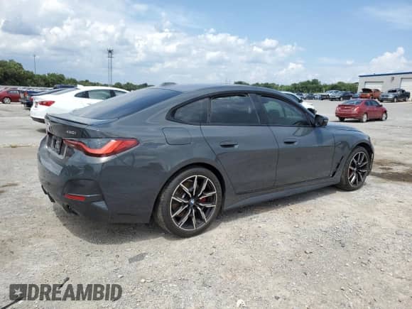 2022 BMW 4 Series 430i с VIN WBA63AV02NFM09568, выставлен на аукционе Copart как лот 68145555 с пробегом Не указан миль и Списание • Salvage title. История ставок и продаж доступна на DreamBid. Изображение 3.