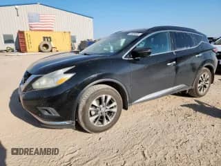 2016 Nissan Murano Platinum with VIN 5N1AZ2MG1GN166422, listed as a Copart auction lot 61806085 with 95,553 mi miles and Clean title. Bid and sale history available at DreamBid. Image 1.