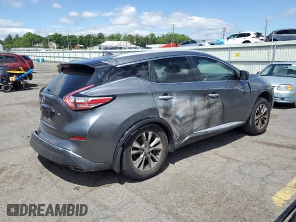 2016 Nissan Murano SL with VIN 5N1AZ2MG8GN144479, listed as a Copart auction lot 57489915 with 128,977 mi miles and Salvage title. Bid and sale history available at DreamBid. Image 3.