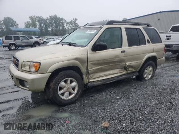 2002 Nissan Pathfinder SE with VIN JN8DR09Y72W704622, listed as a Copart auction lot 67056785 with 162,122 mi miles and Salvage title. Bid and sale history available at DreamBid. Image 1.