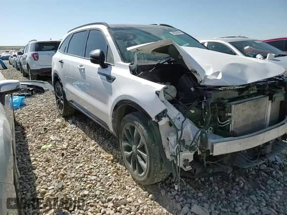 2021 Kia Sorento SX Prestige X-Line with VIN 5XYRKDLF8MG051318, listed as a Copart auction lot 62355445 with 66,577 mi miles and Salvage title. Bid and sale history available at DreamBid. Image 14.