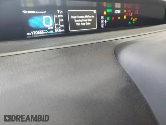 2018 Toyota Prius Plus with VIN JTDKARFP8J3074202, listed as a Copart auction lot 68946305 with 120,666 mi miles and Salvage title. Bid and sale history available at DreamBid. Image 9.