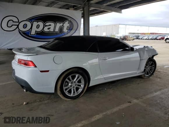 2015 Chevrolet Camaro LT с VIN 2G1FD3D32F9285165, выставлен на аукционе Copart как лот 80414365 с пробегом 170 498 миль миль и Списание • Salvage title. История ставок и продаж доступна на DreamBid. Изображение 3.