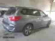 2017 Nissan Pathfinder SL with VIN 5N1DR2MM8HC666755, listed as a Copart auction lot 81816085 with 107,314 mi miles and Salvage title. Bid and sale history available at DreamBid. Image 3.