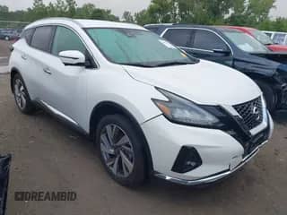2020 Nissan Murano SL with VIN 5N1AZ2CS6LN133965, listed as a IAAI auction lot 42837124 with 43,442 mi miles and . Bid and sale history available at DreamBid. Image 1.