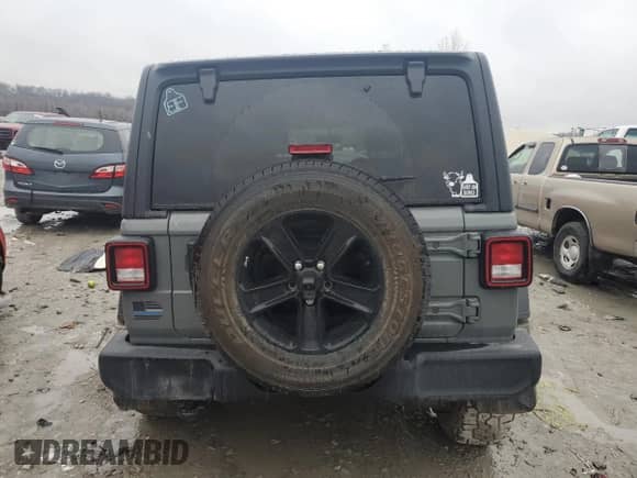 2022 Jeep Wrangler Unlimited Sport с VIN 1C4HJXDN5NW225808, выставлен на аукционе Copart как лот 86547794 с пробегом Не указан миль и Списание • Salvage title. История ставок и продаж доступна на DreamBid. Изображение 6.