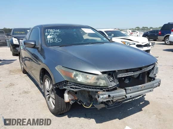 2012 Honda Accord LX-S with VIN 1HGCS1B37CA002025, listed as a IAAI auction lot 43146707 with 214,731 mi miles and . Bid and sale history available at DreamBid. Image 1.