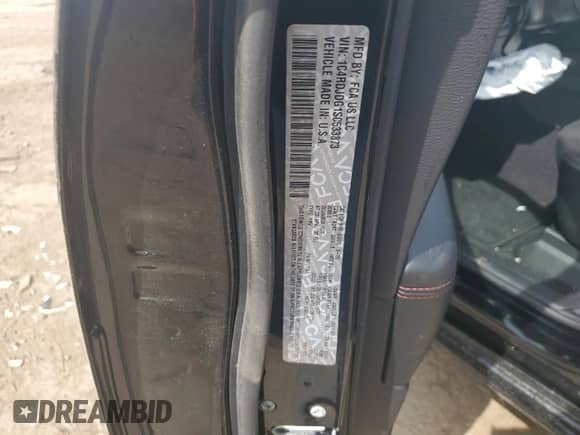 2025 Dodge Durango GT Plus with VIN 1C4RDJDG1SC533873, listed as a Copart auction lot 54651765 with 279 mi miles and Salvage title. Bid and sale history available at DreamBid. Image 12.