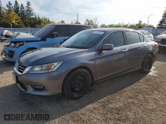 2014 Honda Accord Touring z VIN 1HGCR2F91EA802399, wystawiony jako Copart lot #80487285 z przebiegiem 237 286 mil mil oraz Szkoda całkowita • Salvage title. Historia ofert i sprzedaży dostępna na DreamBid. Obrazek 1.