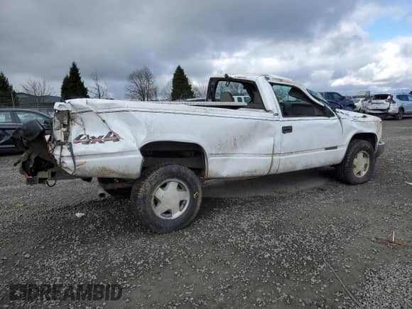 1997 GMC Sierra 1500 with VIN 1GTEK14W5VZ551810, listed as a Copart auction lot 47287015 with 168,113 mi miles and Salvage title. Bid and sale history available at DreamBid. Image 3.