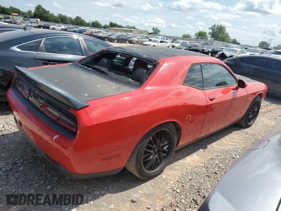 2017 Dodge Challenger 392 Hemi Scat Pack Shaker with VIN 2C3CDZFJ9HH594038, listed as a Copart auction lot 58741164 with Not provided miles and Salvage title. Bid and sale history available at DreamBid. Image 3.