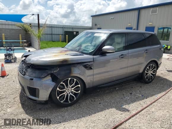2022 Land Rover Range Rover Sport HSE Silver Edition with VIN SALWR2SU1NA215845, listed as a Copart auction lot 61616294 with Not provided miles and Non repairable. Bid and sale history available at DreamBid. Image 1.