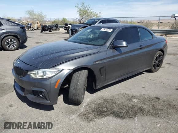 2015 BMW 4 Series 435i с VIN WBA3T3C55FP737981, выставлен на аукционе Copart как лот 57910575 с пробегом 132 110 миль миль и Списание • Salvage title. История ставок и продаж доступна на DreamBid. Изображение 1.