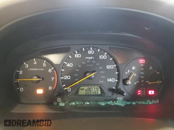 2000 Honda Accord LX z VIN 1HGCG1640YA016330, wystawiony jako Copart lot #50517735 z przebiegiem 205 493 mil mil oraz Szkoda całkowita • Salvage title. Historia ofert i sprzedaży dostępna na DreamBid. Obrazek 9.