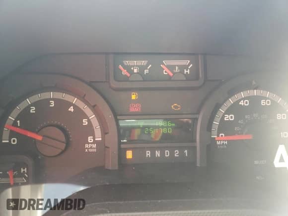 2012 Ford Econoline Cargo Commercial with VIN 1FTNS2EW4CDA86676, listed as a Copart auction lot 57550165 with 251,780 mi miles and Salvage title. Bid and sale history available at DreamBid. Image 9.