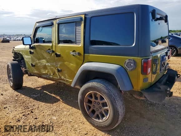 2007 Jeep Wrangler Unlimited X с VIN 1J4GB39197L207883, выставлен на аукционе Copart как лот 58778195 с пробегом 173 262 миль миль и Списание • Salvage title. История ставок и продаж доступна на DreamBid. Изображение 2.