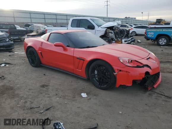2010 Chevrolet Corvette Z16 Grand Sport 3LT with VIN 1G1YW2DW1A5100066, listed as a Copart auction lot 84468664 with 65,925 mi miles and Salvage title. Bid and sale history available at DreamBid. Image 4.