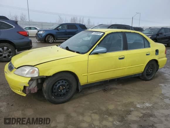 1999 Honda Civic z VIN 2HGEJ668XXH900205, wystawiony jako Copart lot #49506045 z przebiegiem 189 408 mil mil oraz Szkoda całkowita • Salvage title. Historia ofert i sprzedaży dostępna na DreamBid. Obrazek 1.